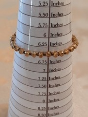 Ladies/Girls Czech Glass Beaded Autumn Bracelet, 6.5-7.0 Adjustable