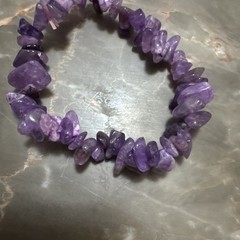 Amethyst Chunk Bracelet