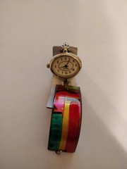 Crafted Oval Face Women’s Watch by Statement Jewelry – Unique Art Piece!