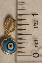 Artisan Collection Of Turkey Blue Glass 18kgos,925, Pendant/Charm,NIP