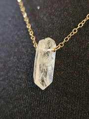 Clear Quartz Crystal Necklace, Crystals & Stones, Mineral Specimen, Metaphysical