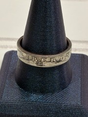Liberty Ring Made From United States Quarter
