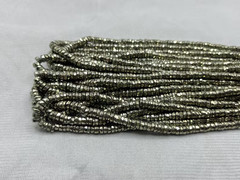 Golden Pyrite Beads Faceted Tyre 5mm AAA+ Natural Metallic Heishi Wheel Lot