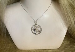 Dream Catcher Crystal Gemstone Chips Pendants