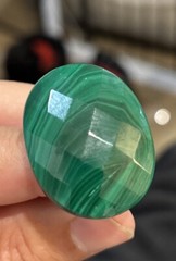 Deb Guyot Large Green Stone Ring Size 5.5
