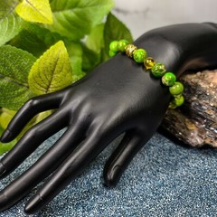 Impression Jasper Bracelet 16cm by Ulara Moon