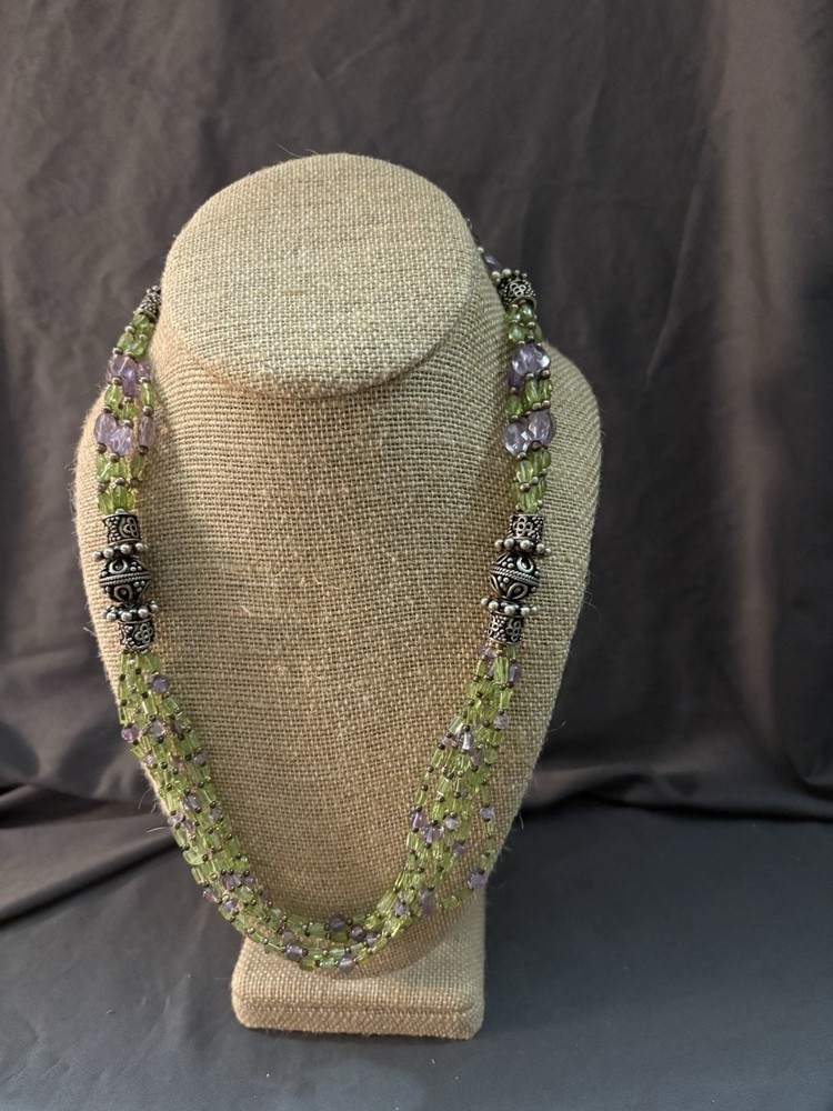 New Handmade 22” Handmade Necklace Natural Stones SKU TR51
