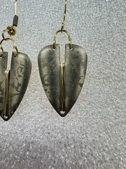 Vintage Stunning Holly Yashi Multi-Color Earrings Signed