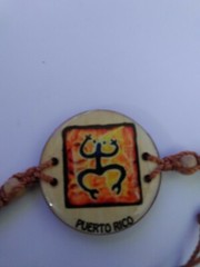 Handmade Friendship 2pcs Bracelets Puerto Rico Coqui Taino Unisex
