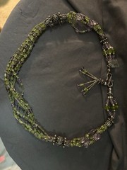 New Handmade 22” Handmade Necklace Natural Stones SKU TR51