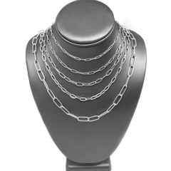 West Coast Jewelry Womens Adjustable Paperclip Chain Link Necklace 5Mm – 24 –