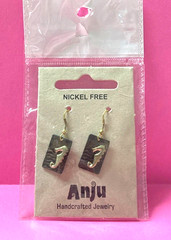Anju Handcrafted Sea Horse Earrings 682 B-AB