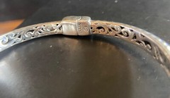 Sarda,Bali Handmade,Gorgeous,”Glowing”Carnelian/925,Tip-Tip Bracelet Sz 6.0;6.5