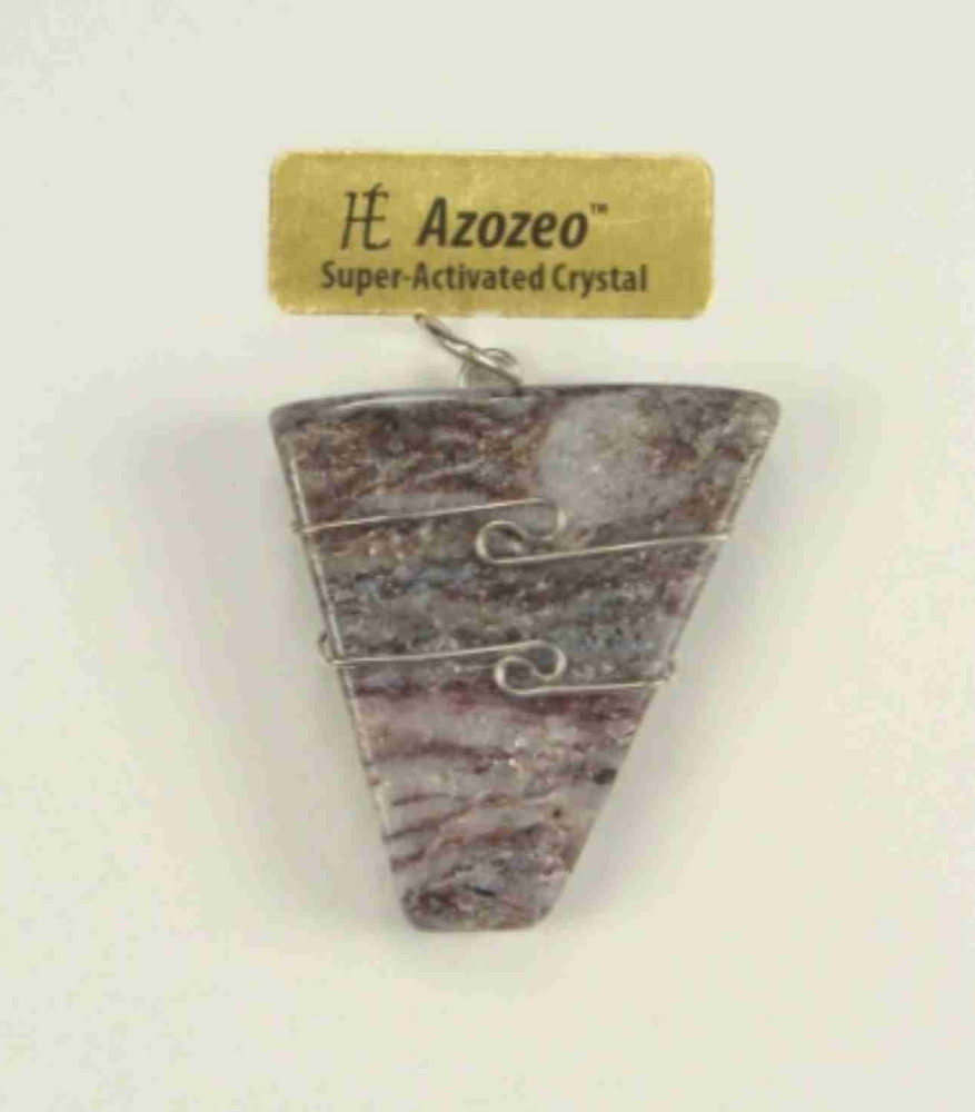 1.2″/31mm AZOZEO™ Aroha Stone™ (Vitalite™) wire wrap Pendant #327