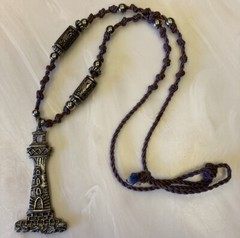 Marcie Preissler USA NECKLACE pewter LIGHTHOUSE 3″ charm pendant beach/sea/ocean