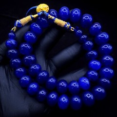 Excellent Blue Sapphire 650 Cts Round Shape Beaded Jewelery Necklace VK 35 E641