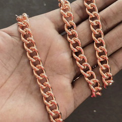 20 inch Pure Copper CURB LINK Chain Necklace, Healing Copper Jewelry, Spiritual