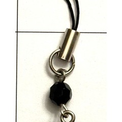 Handcrafted Metal Floral Charm Pendant – Copper Vase & Flowers on Black Pendant
