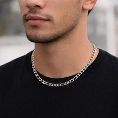 Figaro Chain Necklace – Surgical Stainless Steel – Tarnish‑Free – Layering Chain