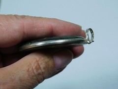 Labradorite Gemstone Pendant in Silver Setting Crystal Color Flash