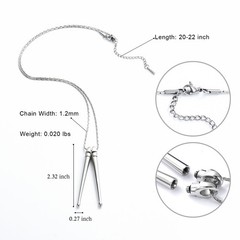 Drumsticks Urn Pendant Necklace for Ashes Hair Perfume Keepsake Memorial Jewelry