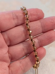 Ladies/Girls Czech Glass Beaded Autumn Bracelet, 6.5-7.0 Adjustable