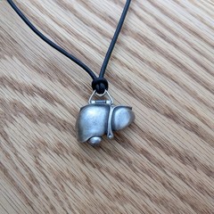 Articulating Human Liver Necklace – Pewter Hepatic Anatomy Pendant