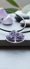 Amethyst Tree of Life Necklace – Gemstone Spiritual Gift