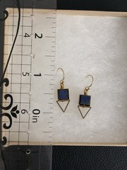 Natural Lapis Lazuli – Pique Earrings
