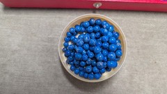 Lot of 4 Blue Lapis Lazuli beaded necklace 20 inches and 1 36 inches India