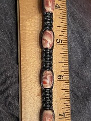 Handcrafted necklace. 17” Unisex, Boho,Hippie,Everyone. #0010EHC.