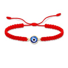 Baby Evil Eye Red Bracelet, Unisex, Goldfilled, Pulsera Bebe, Hilo Rojo