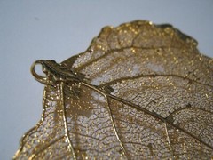 24K Gold Dipped Leaf Pendant 3 1/4″ by 3 7/8″ Compare @ $49