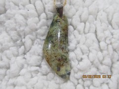 Kaleidoscope Agate Pendant 2.25 Inch (57mm) Freeform