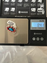 Kingman Turquoise Coral Cluster Ring | Sterling Silver | Size 6 | A168