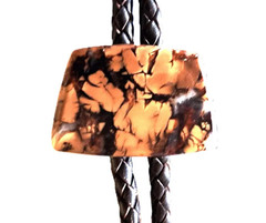 Bolo Bola Tie 40″ long Amazing Stefonite Hight Quality Real Leather Bolo Cord