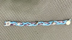 Multicolor Leather Metal Adjustable Snap Bracelets, Charm, Animals & Stars