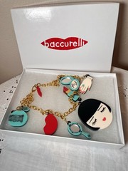 Baccurelli Signed Louise’s 7 Treasures in Pandora’s Box Charm Necklace 2-Sided