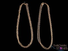 Gold Plated Chain – Snake, Rope, Cable, 18″, 24″, 35″ Gold Chain Necklace E1939