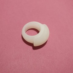 Authentic Korean Chuncheon Jade Ring / Quiet Luxury K-Jewelry