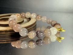 10mm Natural Golden Silk Jade Bracelet/ balance/ luck
