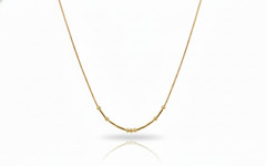 SilverGoldandRose Custom Morse Code Necklace – Personalized Hidden Message Jewel