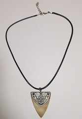 Horn Western Style Shaped Pendent Necklace Handmade