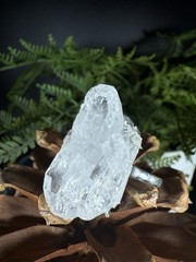 Clear Quartz Ring Jewelry, Unique handmade crystal ring，925 Silver Adjustable
