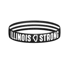 Reversible Illinois Strong Wristband Bracelet Illinois Bracelet