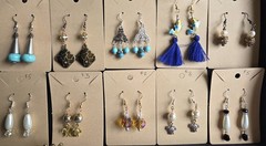 Lot #5 Artisan Handmade In USA 10 Pairs Of Randomly Selected Earrings New