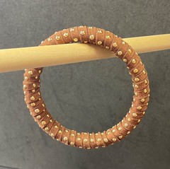 Studded Faux Suede Leather Bangle Bracelets Biker Chick Boho Bohemian Hippie