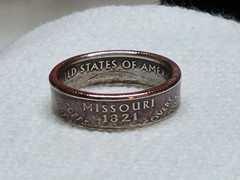MISSOURI – Size 9 State Quarter Coin Ring
