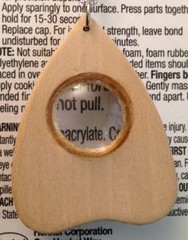 Ouija Board Wooden Planchette (little plank) Necklace, Hand Made, Artisan Made