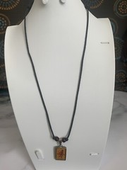 El Diablito Necklace Vintage. Cord Necklace With Beads For Adjustments
